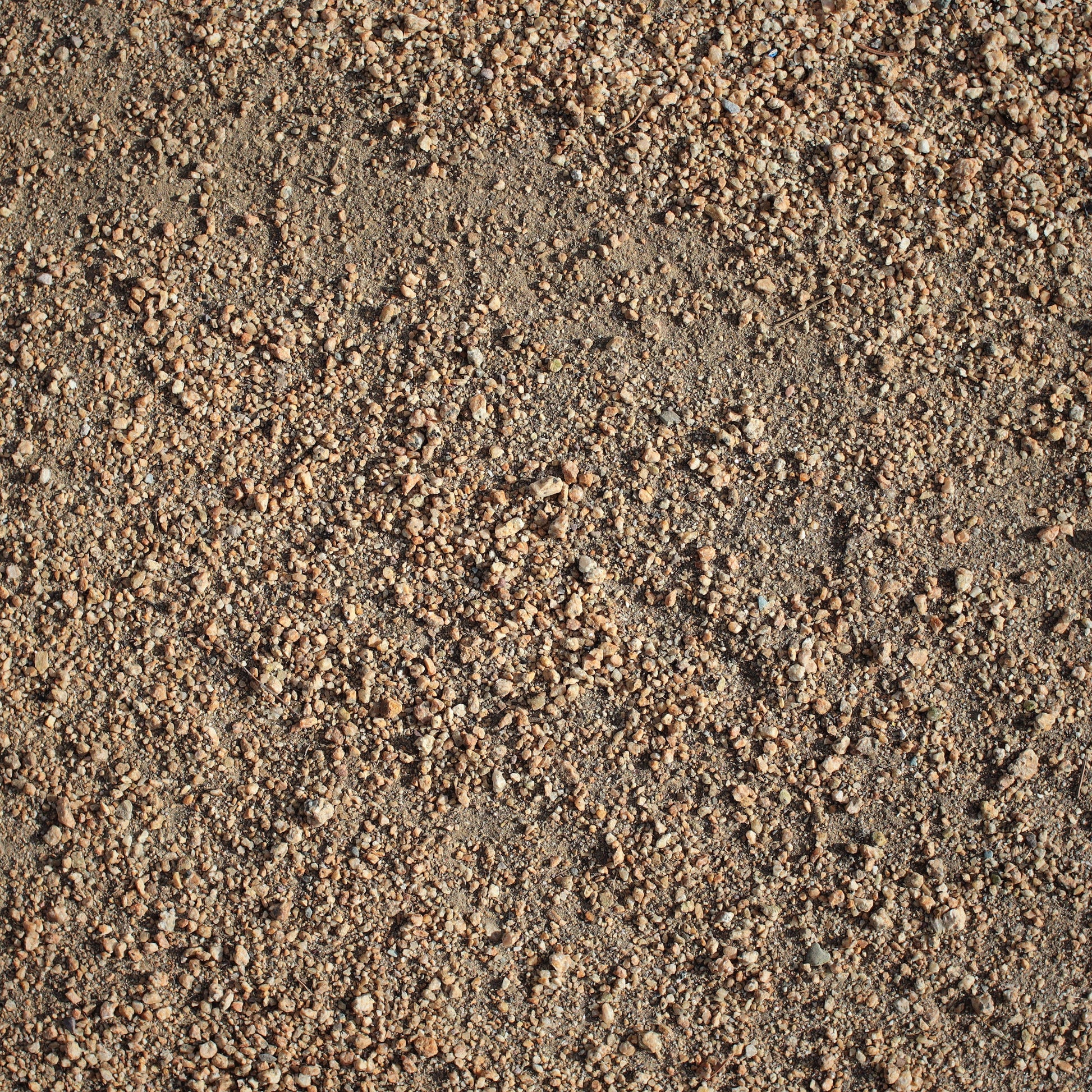 Overhead view of decomposed granite, a product from Missoula Dirt Delivery.
