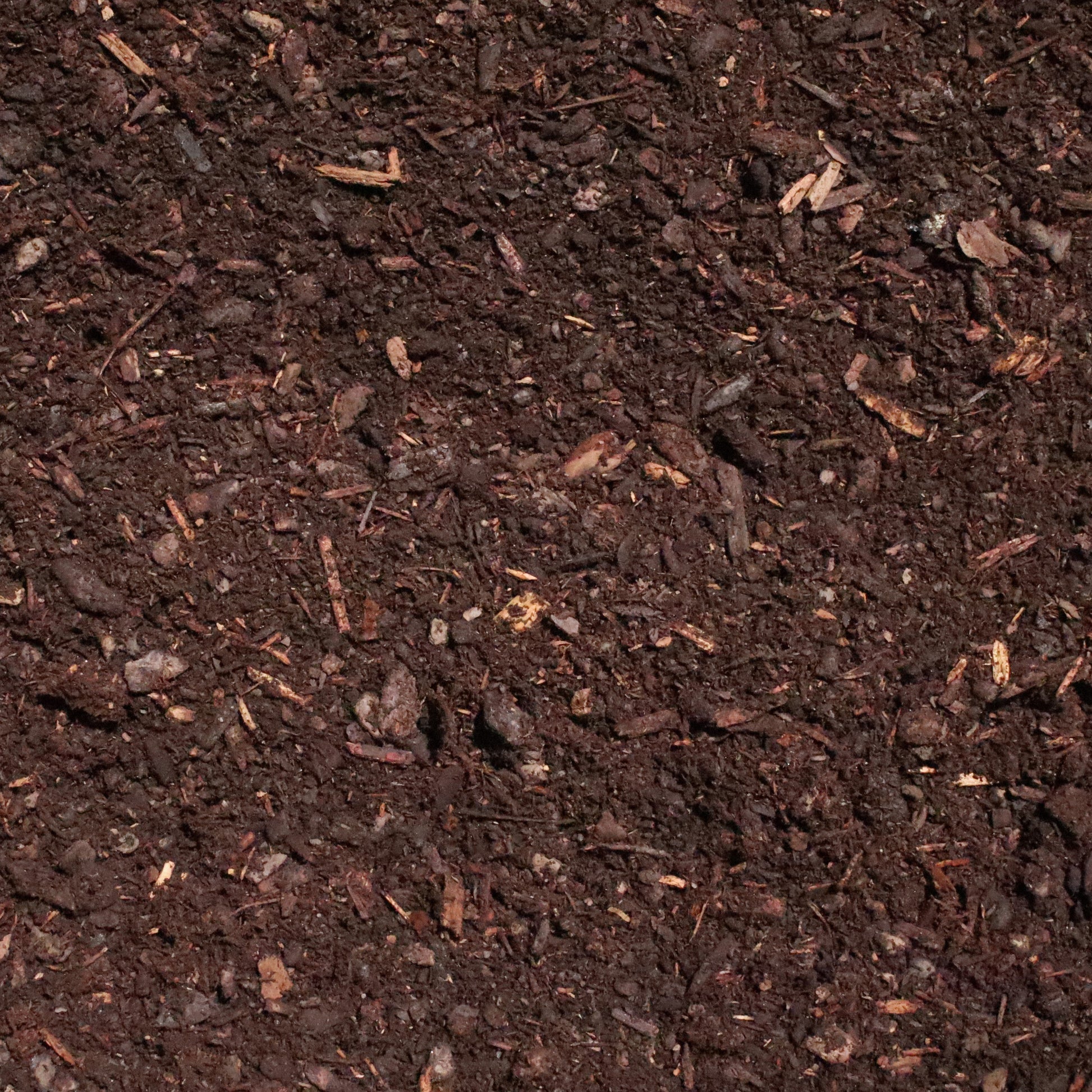 Overhead view of Soil Pep landscape Mulch from Missoula Dirt Delivery.
