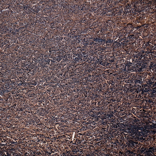 an overhead view of chicken compost