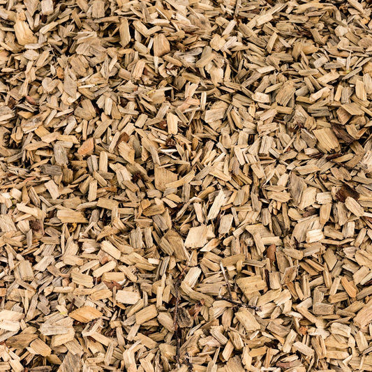 Overhead view of Cedar Mulch a product available from Missoula Dirt Delivery