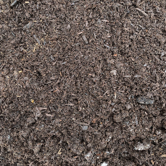 Overhead view of Organic Poultry Compost, a certified organic compost available for delivery from Missoula Dirt Delivery.